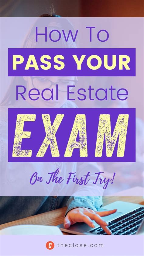 pass your real estate exam